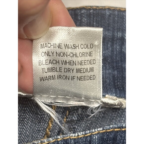 Soft Surroundings - Denim Stylish Jacket - Size M- Dark Wash-Scoop Neck - Picture 9 of 9